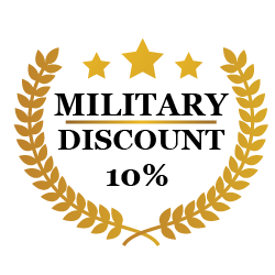 10% Military Discount Available